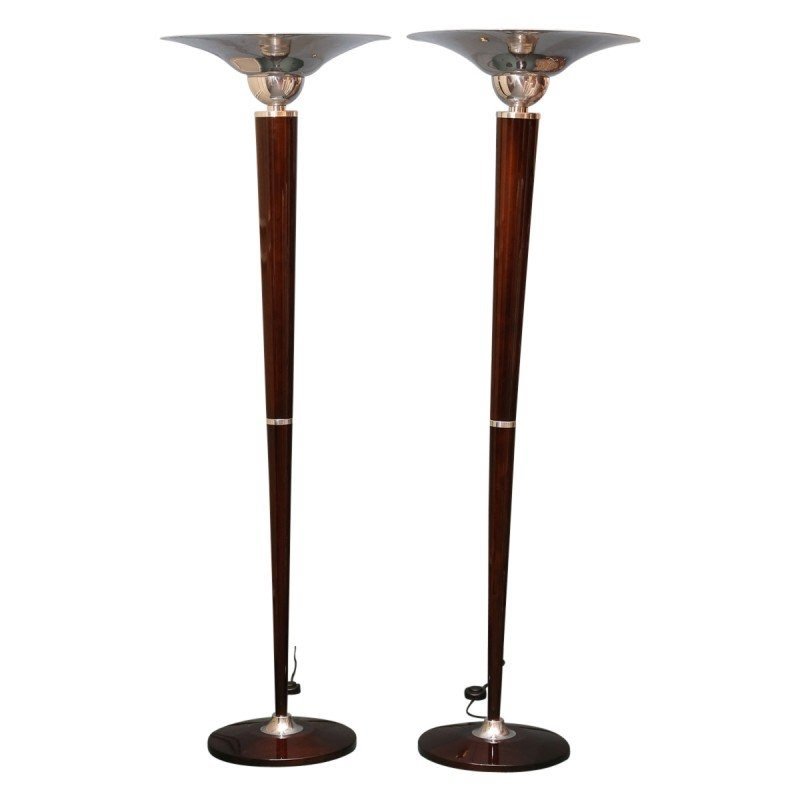 Antique torchiere floor lamp 1