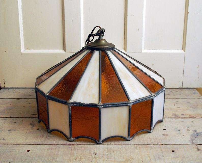 Hanging stained glass tiffany lamp pendant lighting by bingobox 75