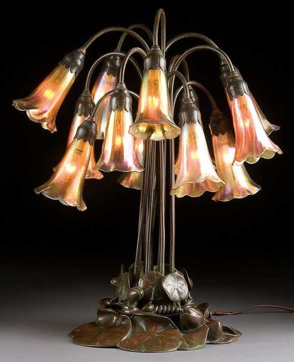 Lily pad table lamp 27