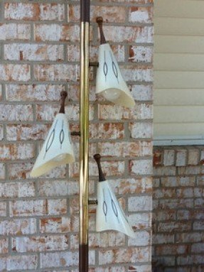 Retro pole lamps