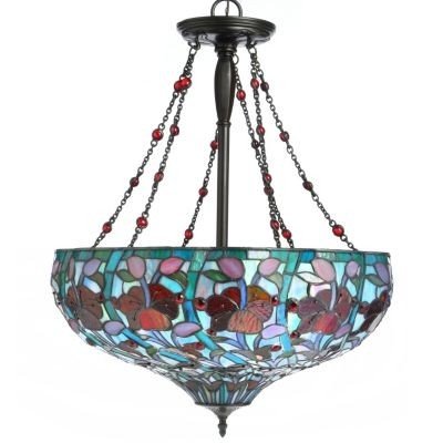 Stained glass pendant