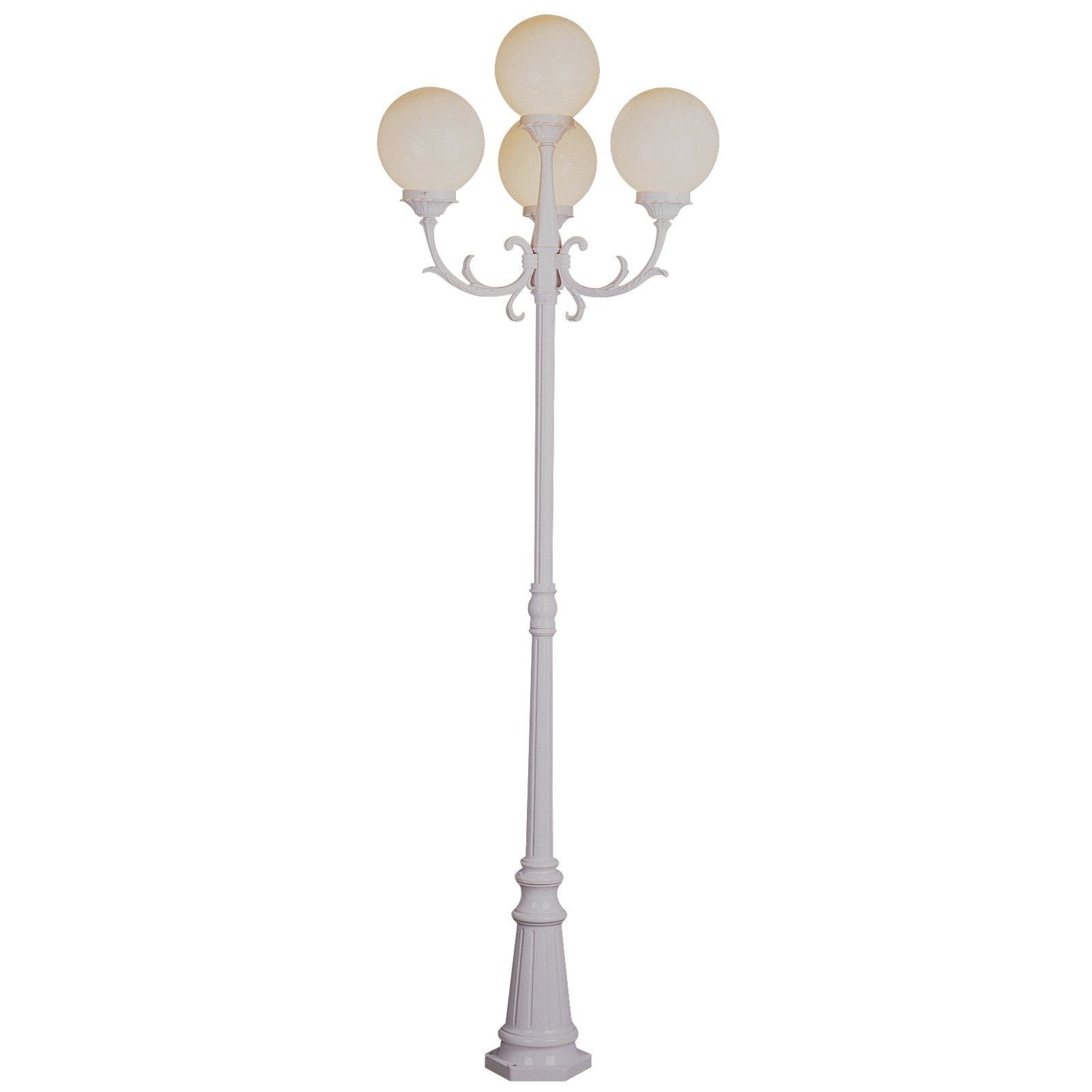 Globe lamp post
