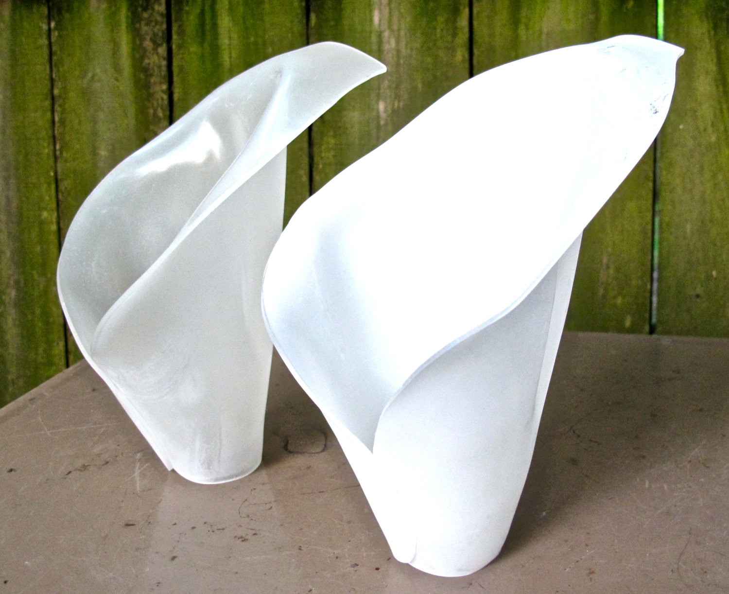Vintage calla lily lamp shades 1950s 60s