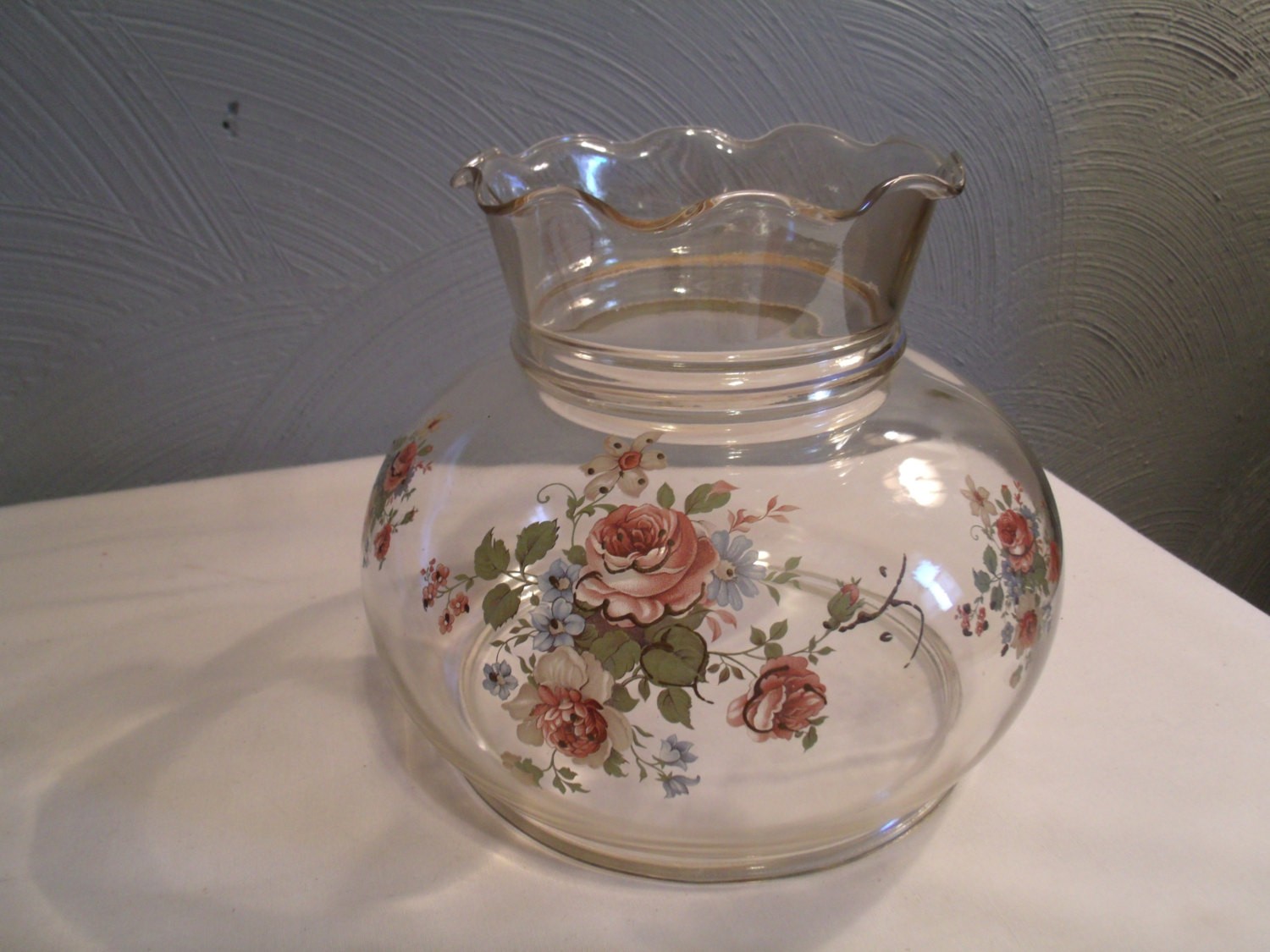 Vtg glass replacement shade for gwtw