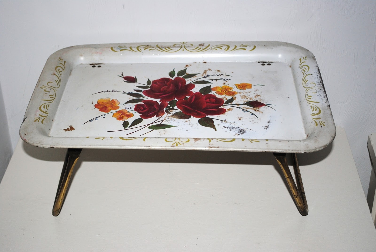 Antique breakfast in bed tray 15