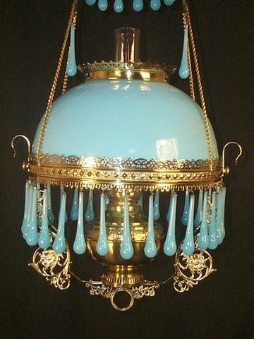 Antique parlor lamps 1