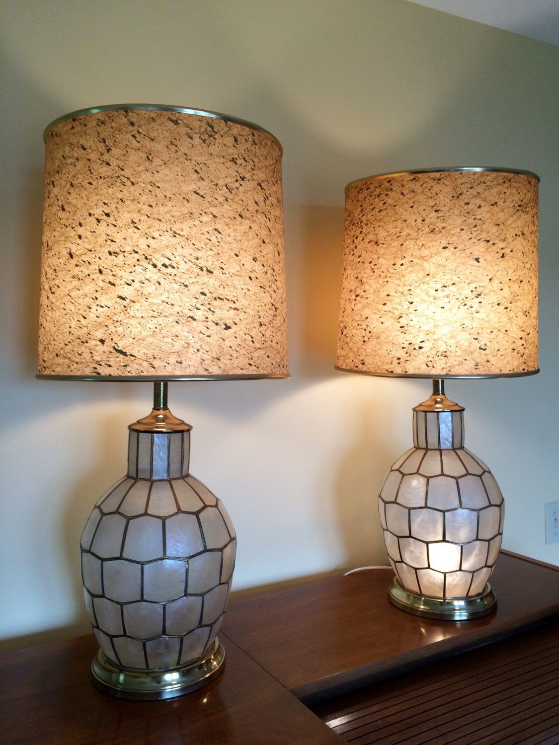 Capiz shell chandelier lighting