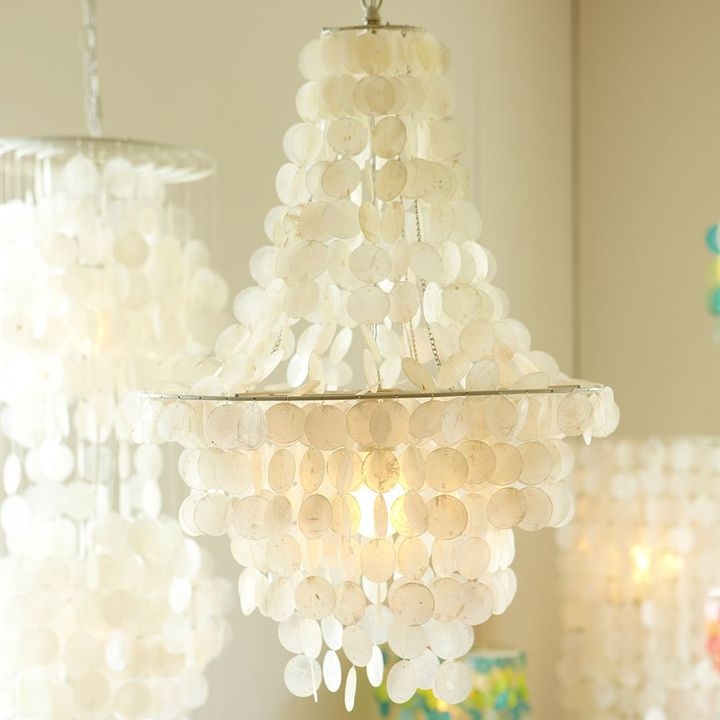 Capiz shell lamps 12