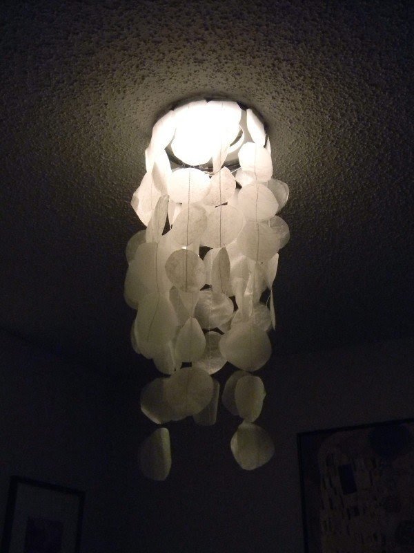 Capiz shell lamps 27