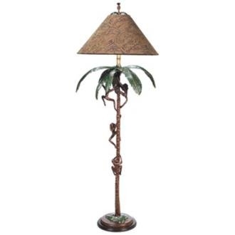 Floor lamps on george in the jungle tropical monkey floor