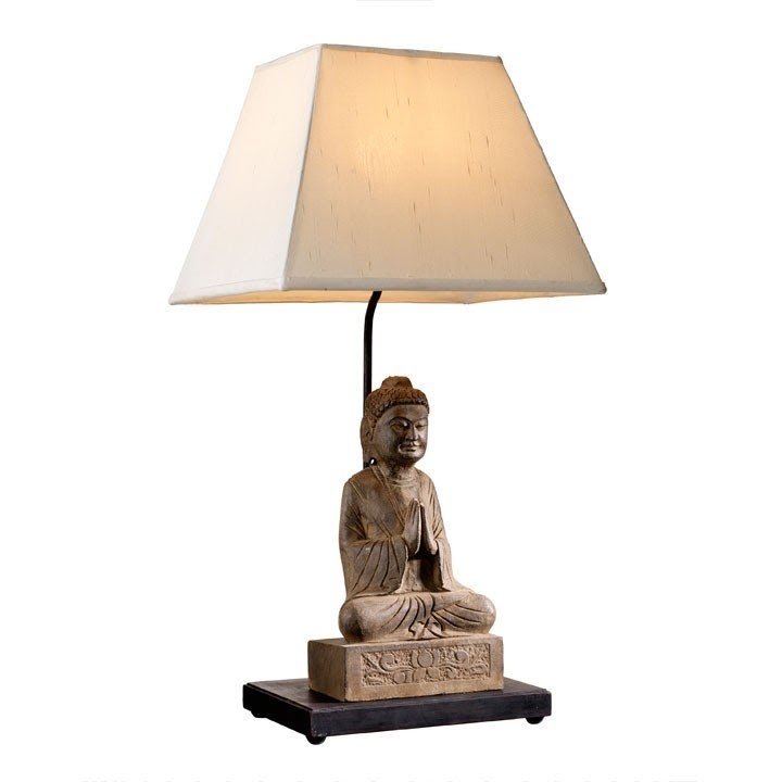 Stone buddha lamp 2