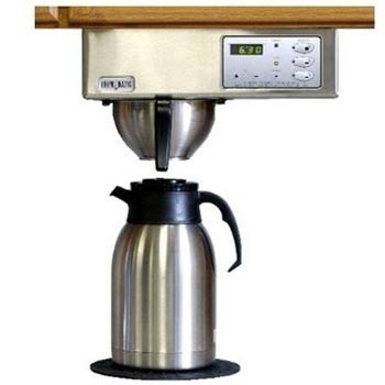 Under counter coffee pot