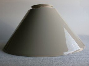 14 taupe plastic cone shade sl46614 taupe