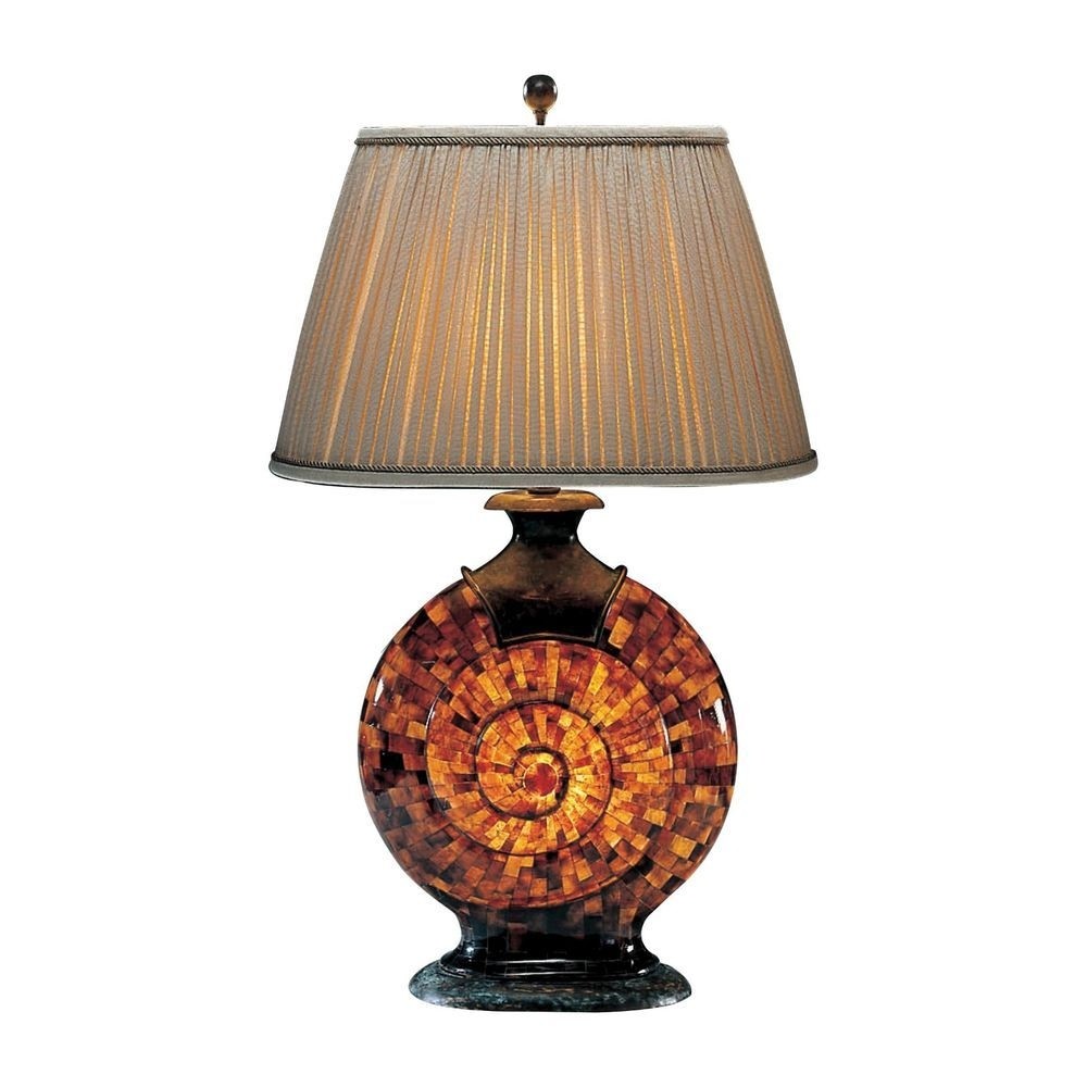 Maitland smith lamps and lighting translucent penshell and verdigris