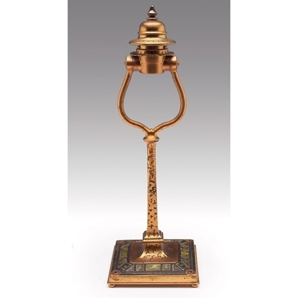 491 tiffany furnaces lamp base