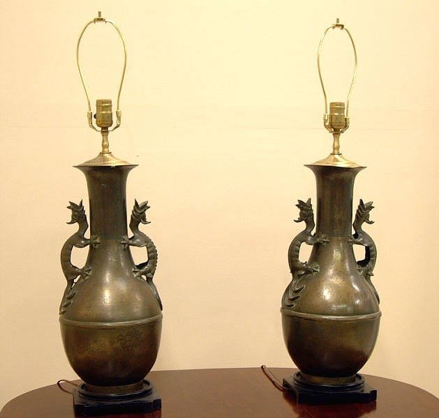 Antique japanese lamps 2