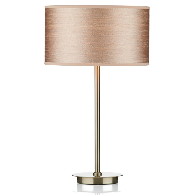 Dar tus4046 tuscan satin chrome table lamp
