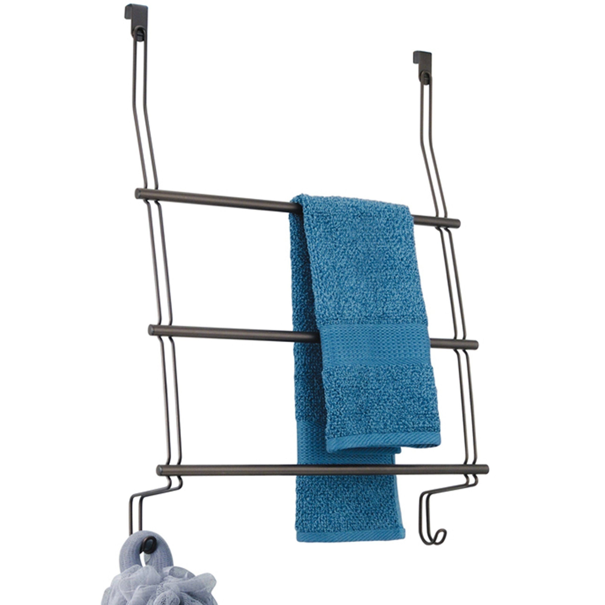Back of door towel rack