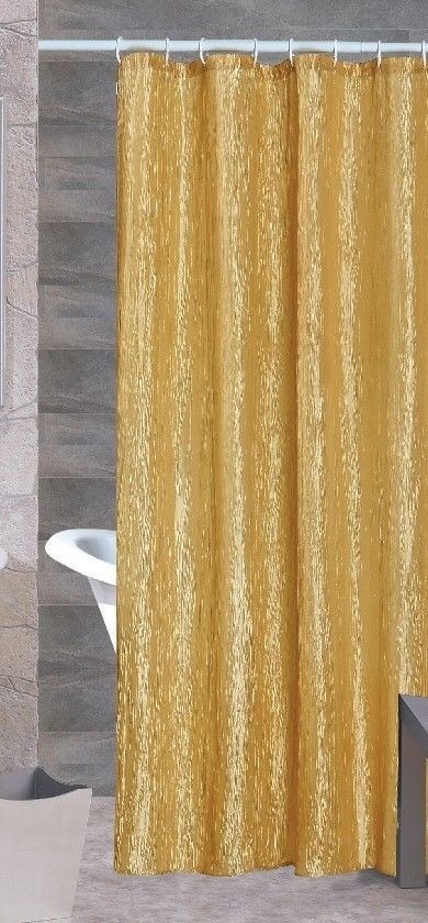 Luxury fabric shower curtain 34