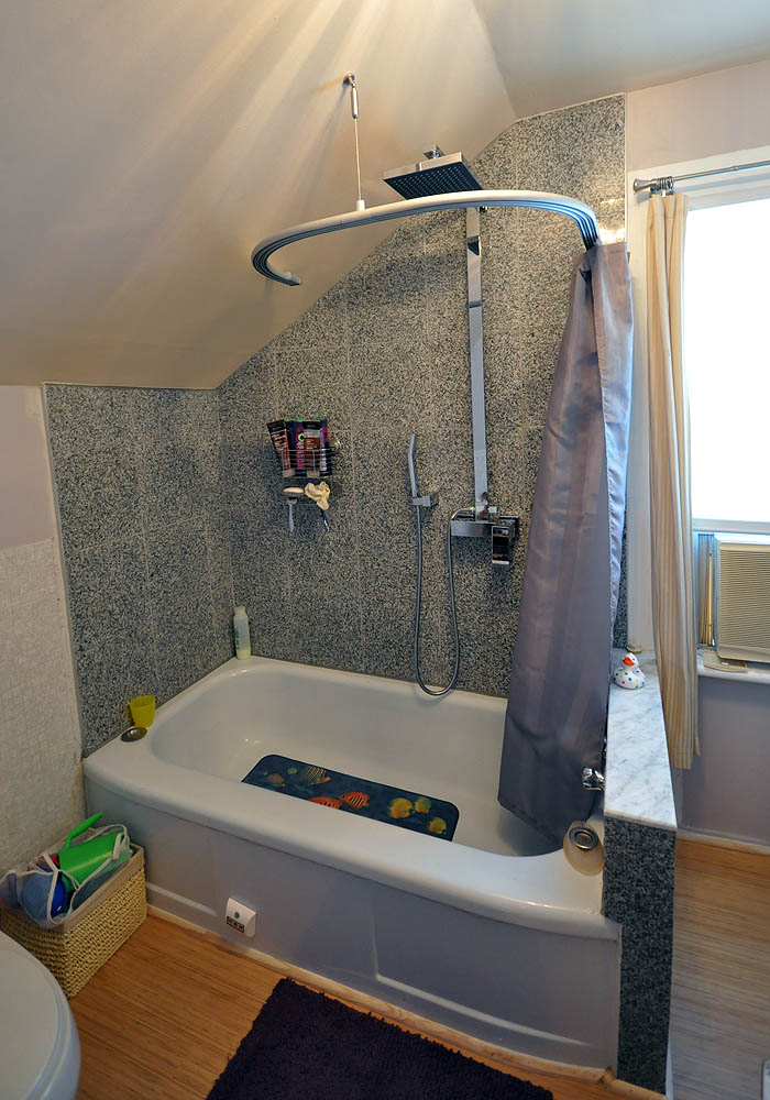 Custom made shower rods