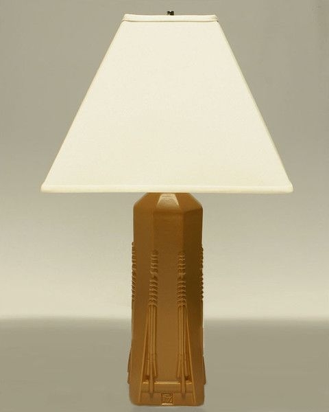 Frank lloyd wright dana sumac table lamp nutmeg 1