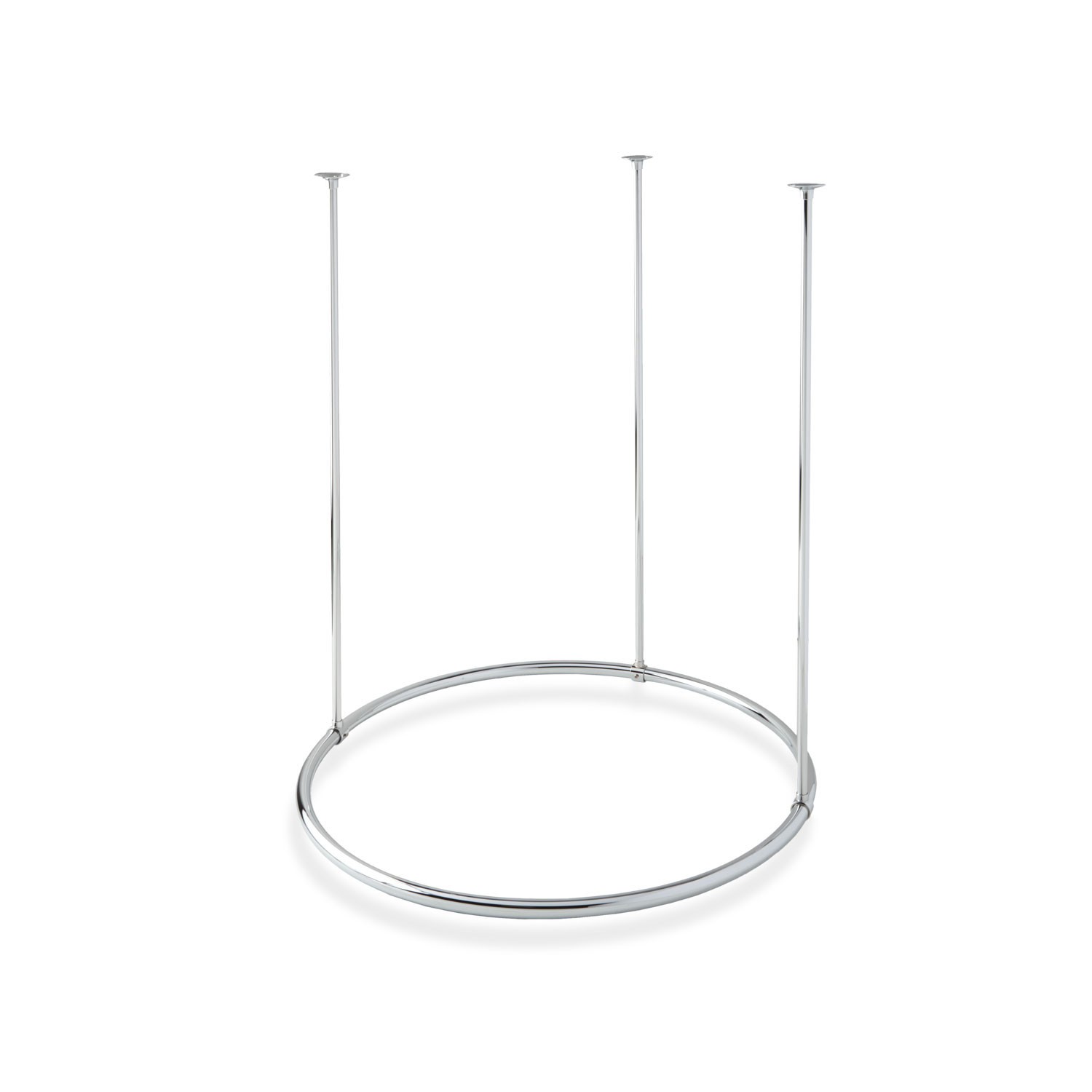 Circular shower rods