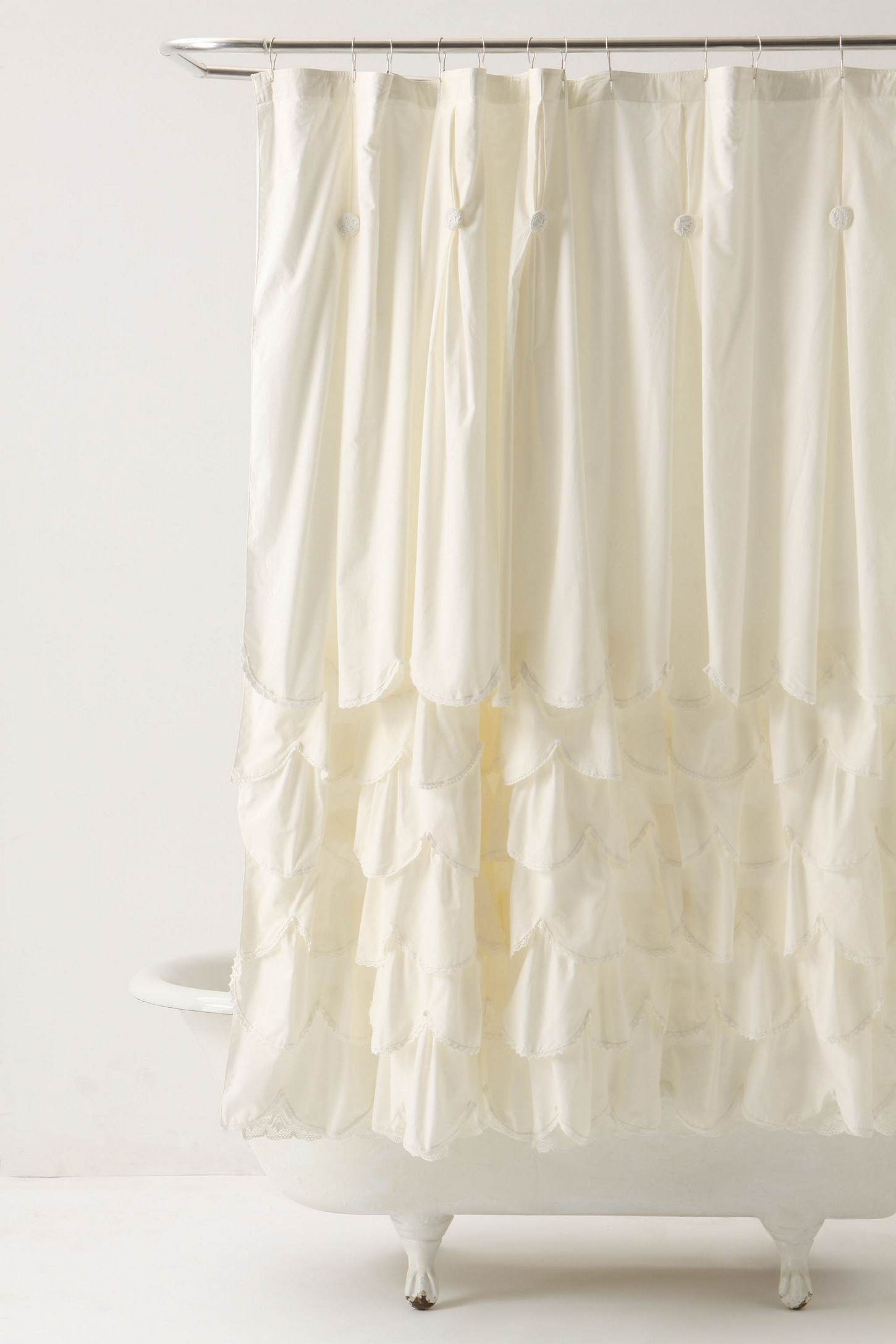 Shabby chic shower curtain by angelhonor