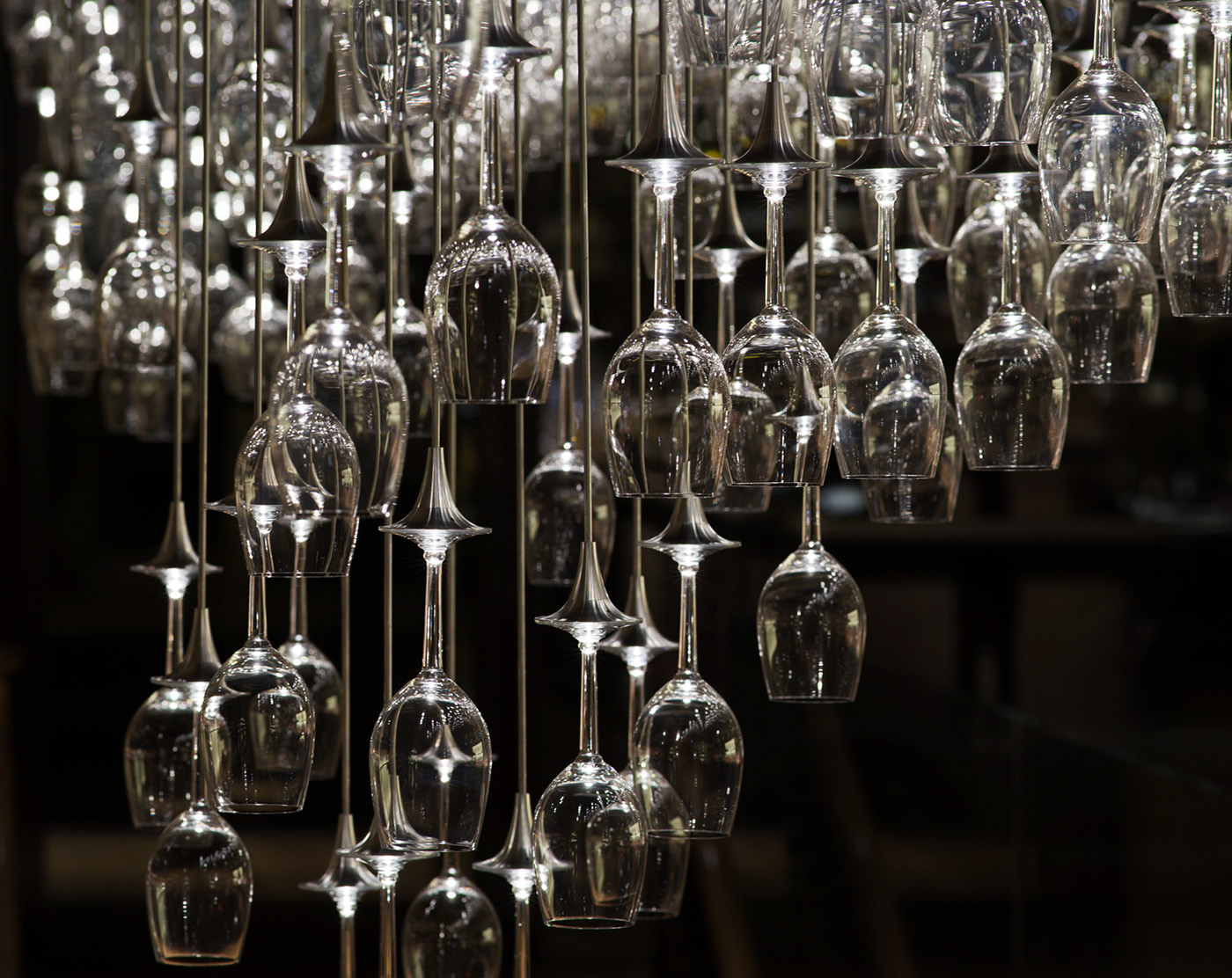 Chandelier wine glass