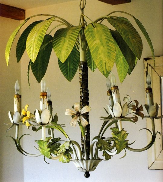 Palm tree chandelier 11