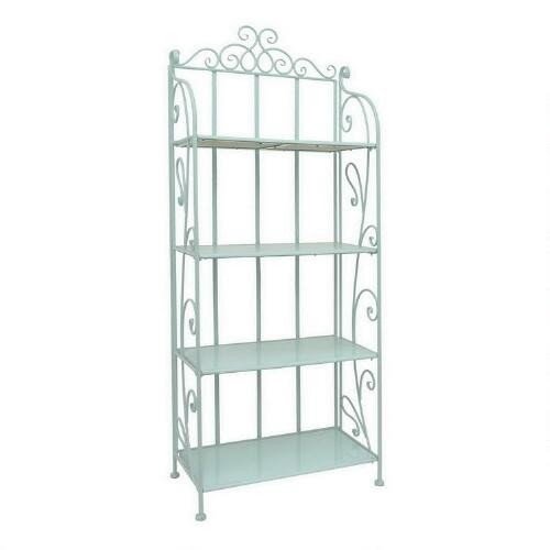 Corner bakers rack wrought iron
