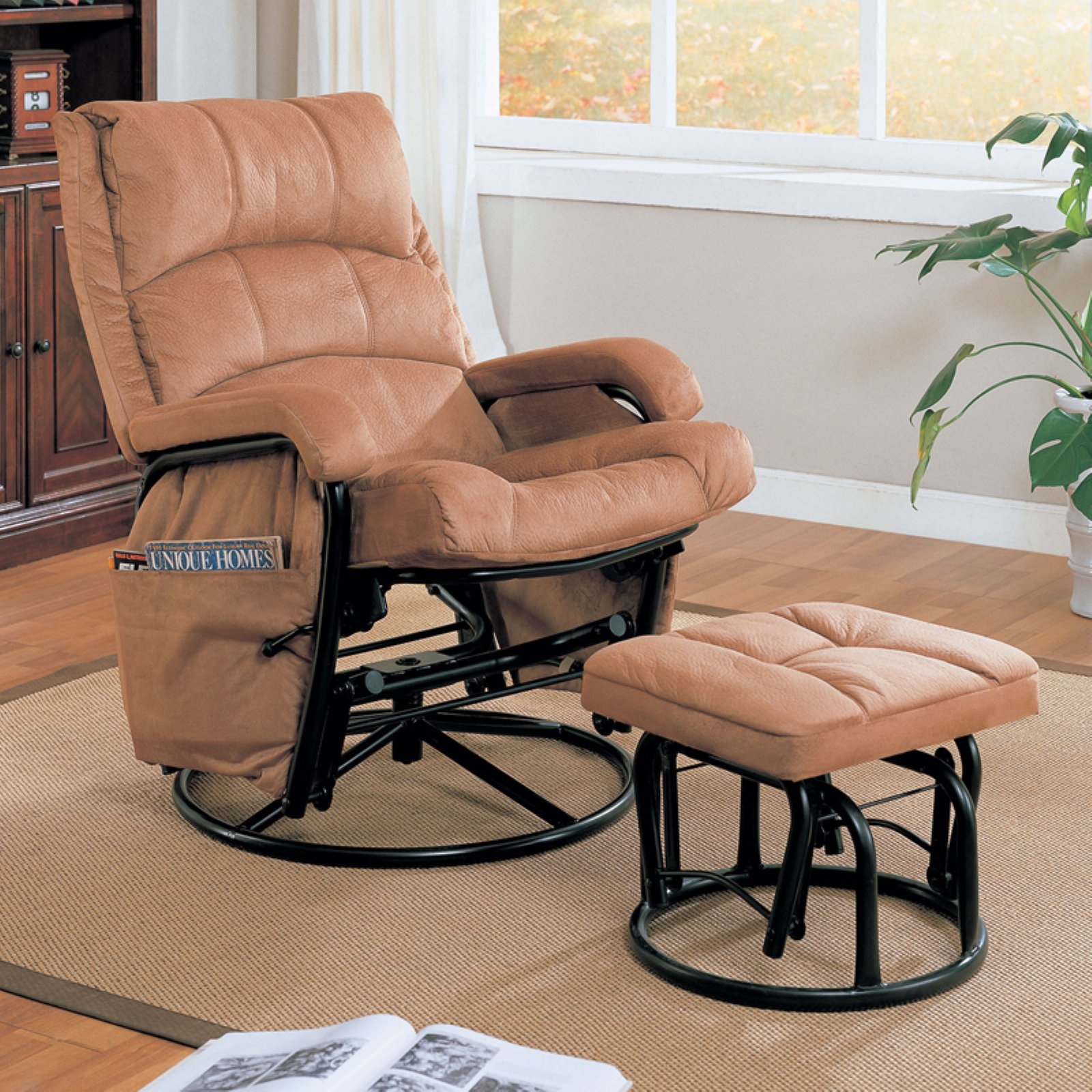 Goble Rocker Glider and Ottoman