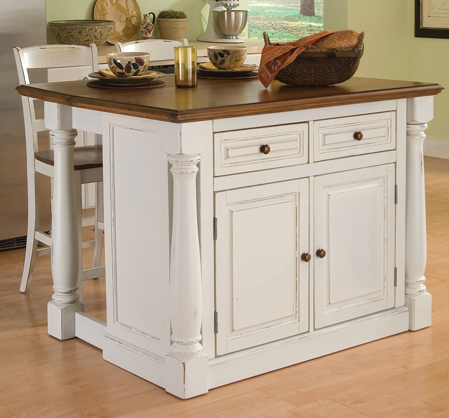 Monarch Kitchen Island Set