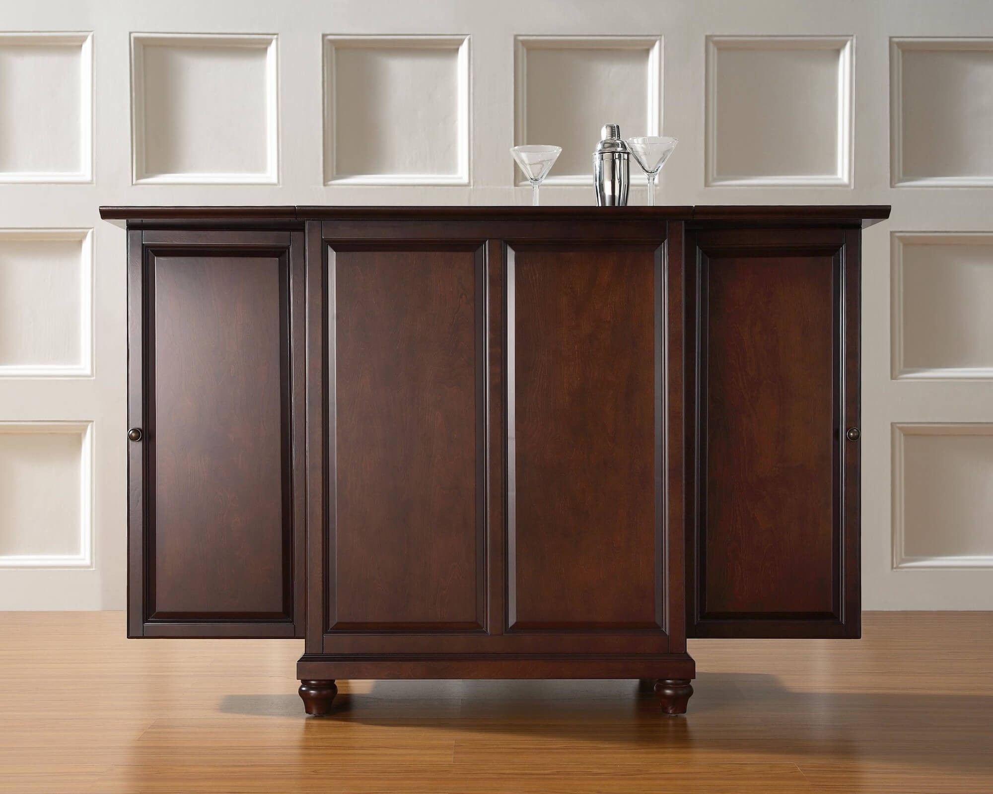 Alexandria Cambridge Bar Cabinet with Wine Storage