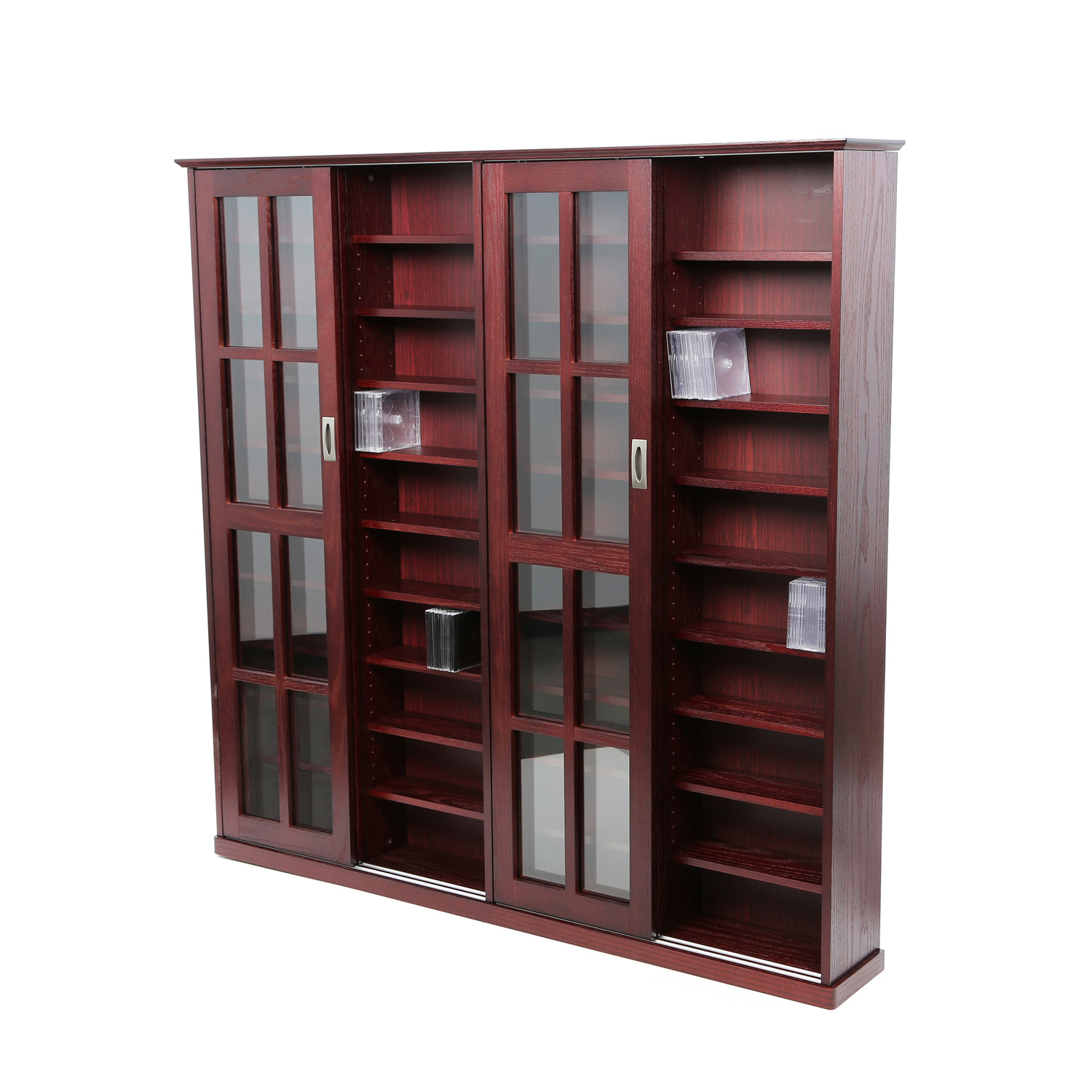 Glass Door Multimedia Cabinet