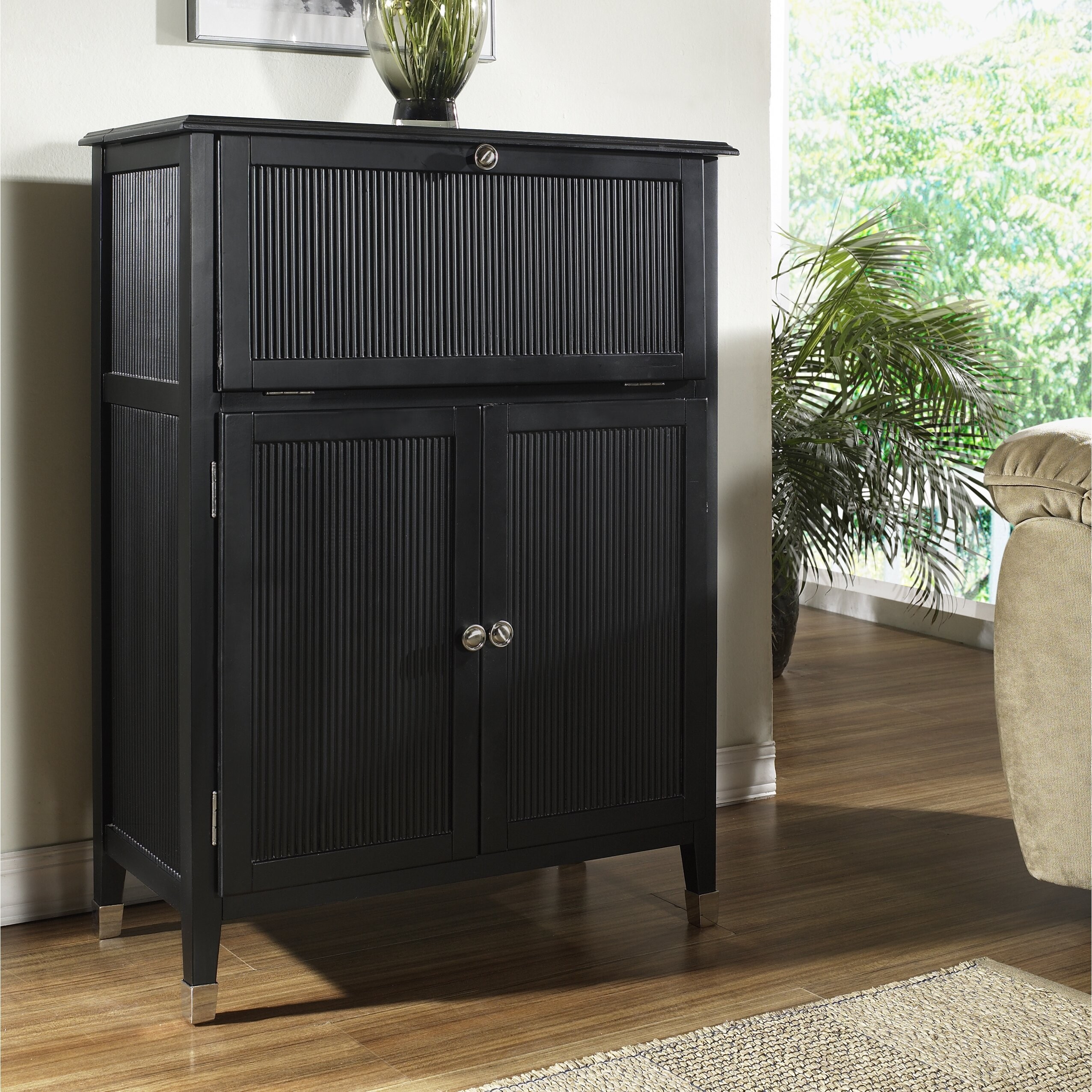 Main Street Martini Bar Cabinet with Wine Storage