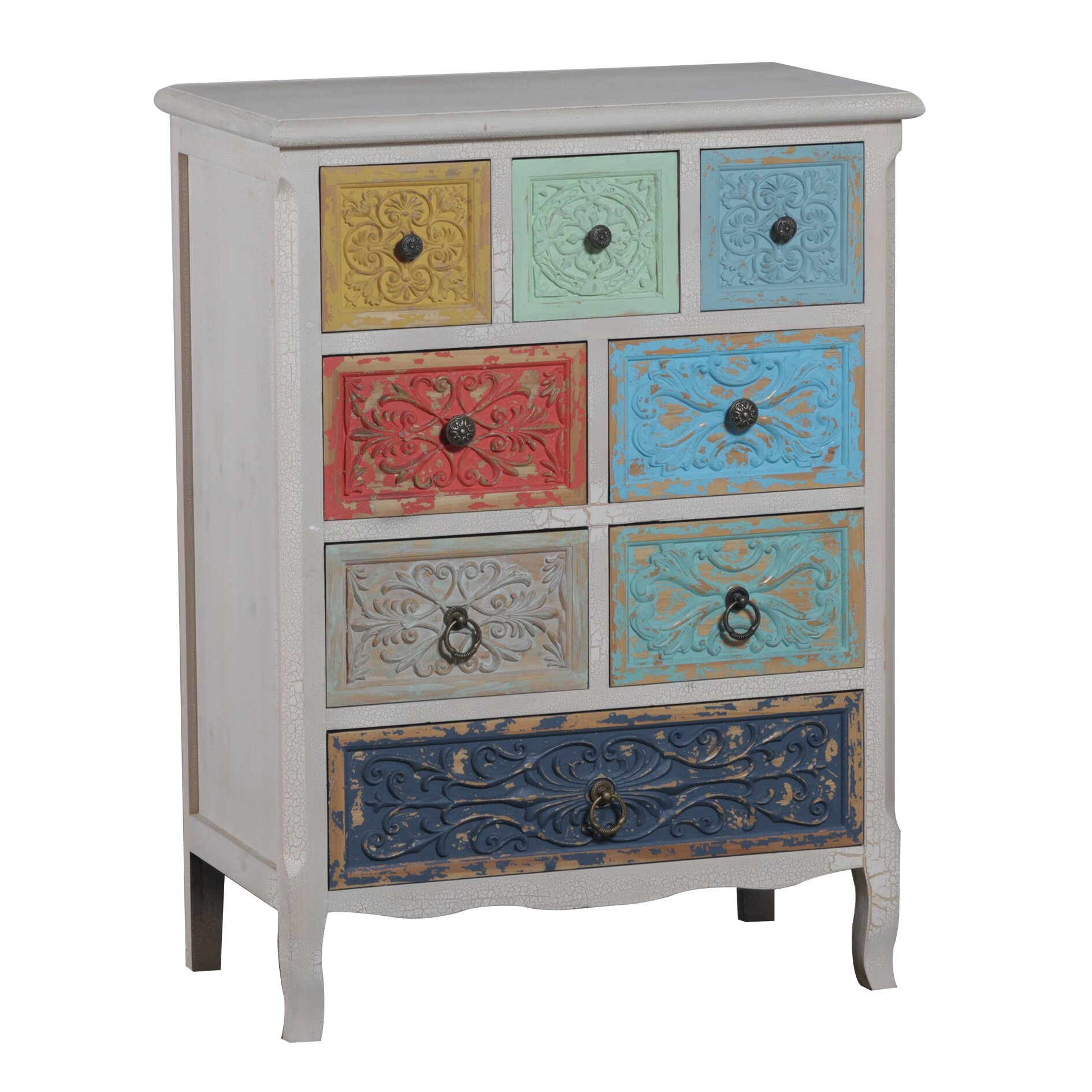 Molly 8 Drawer Storage Cabinet