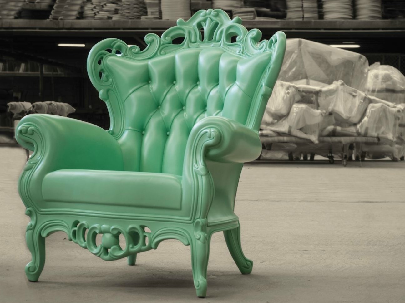 Outdoor Plastic King Chair