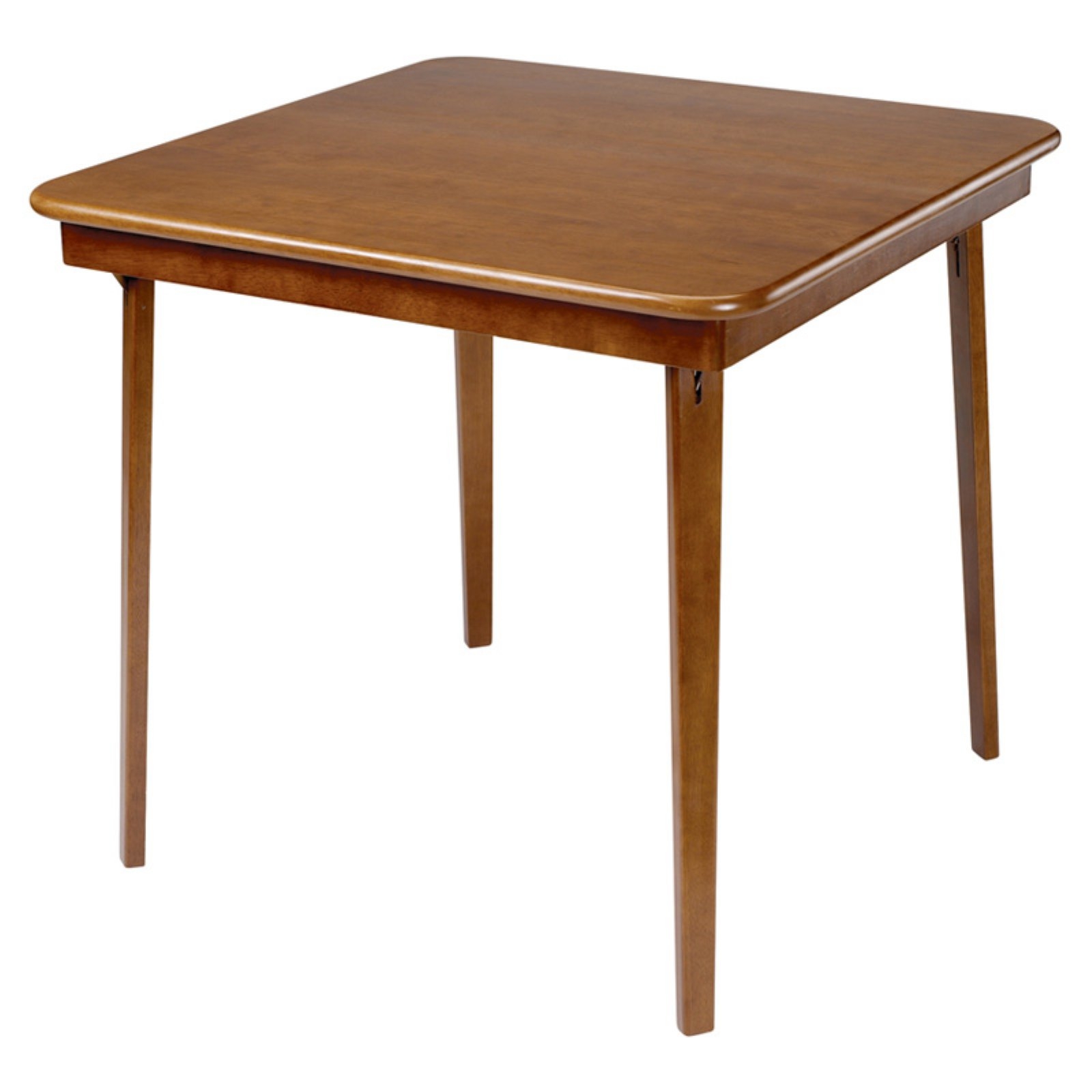 Straight Edge Wood 32" Folding Card Table