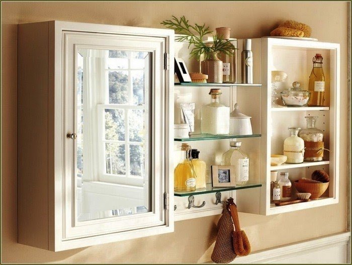 Wall mounted bathroom cabinets modern 1