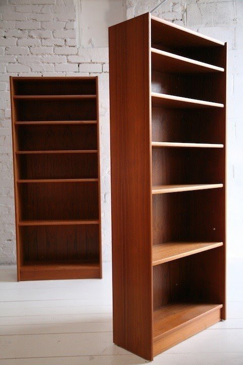Teak bookcases