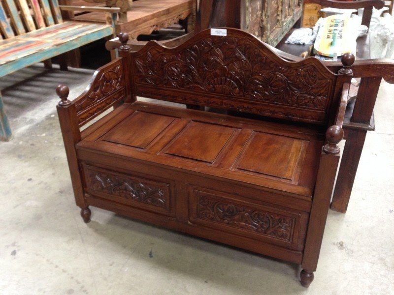 Antique storage benches 2