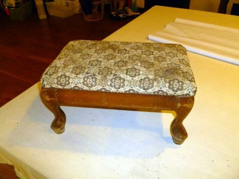 Their five warehouses i came across this cute little footstool