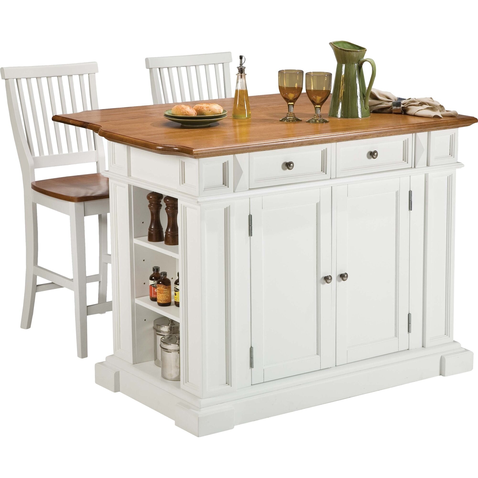 3 Piece Kitchen Island Set
