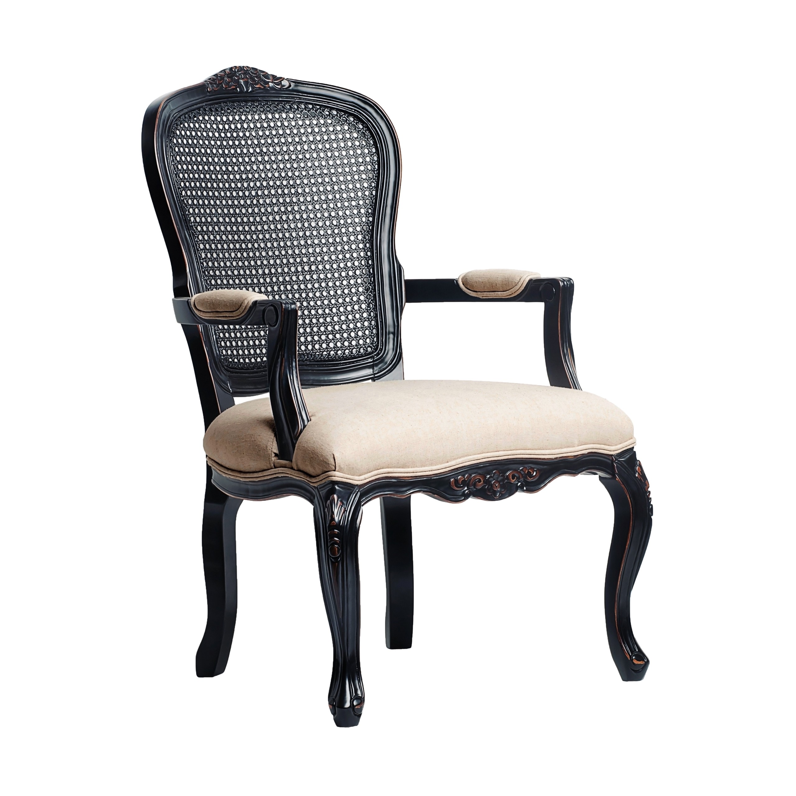 Ayla Carved Arm Chair