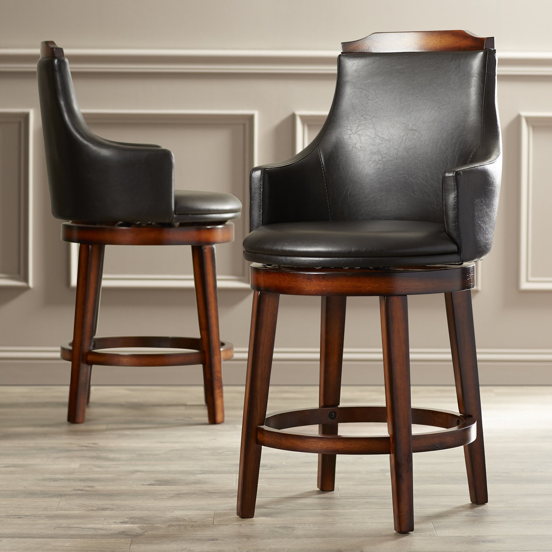 Edward 24" Swivel Bar Stool (Set of 2)
