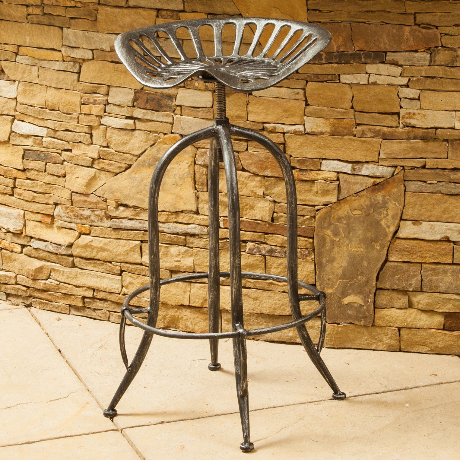 Lexie Adjustable Height Bar Stool