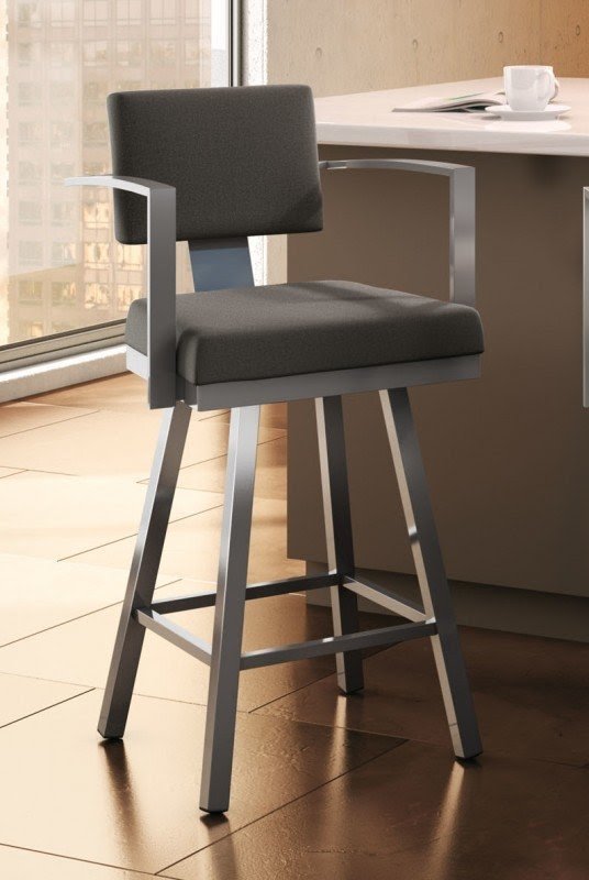 Urban Style 30.25" Swivel Bar Stool with Cushion