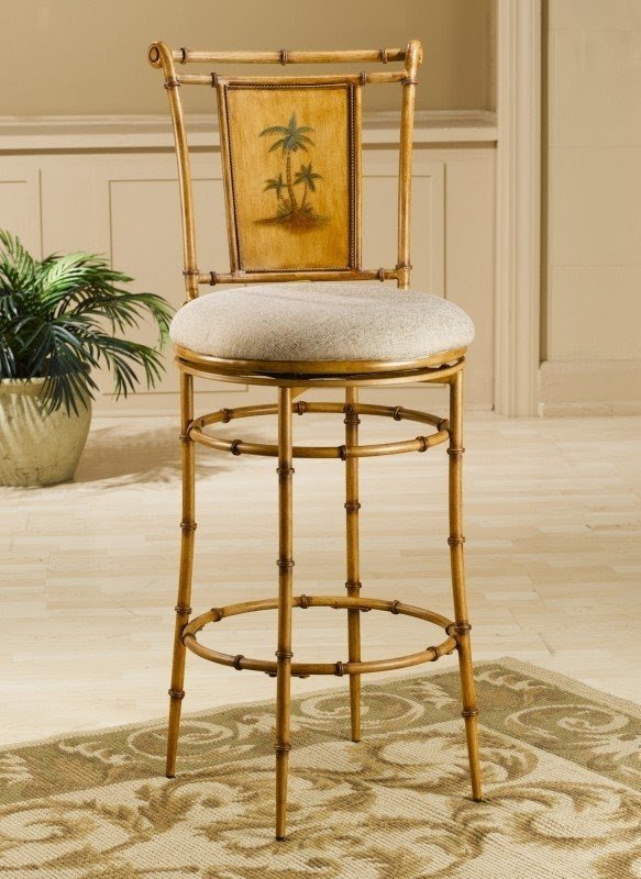 West Palm 30" Swivel Bar Stool with Cushion