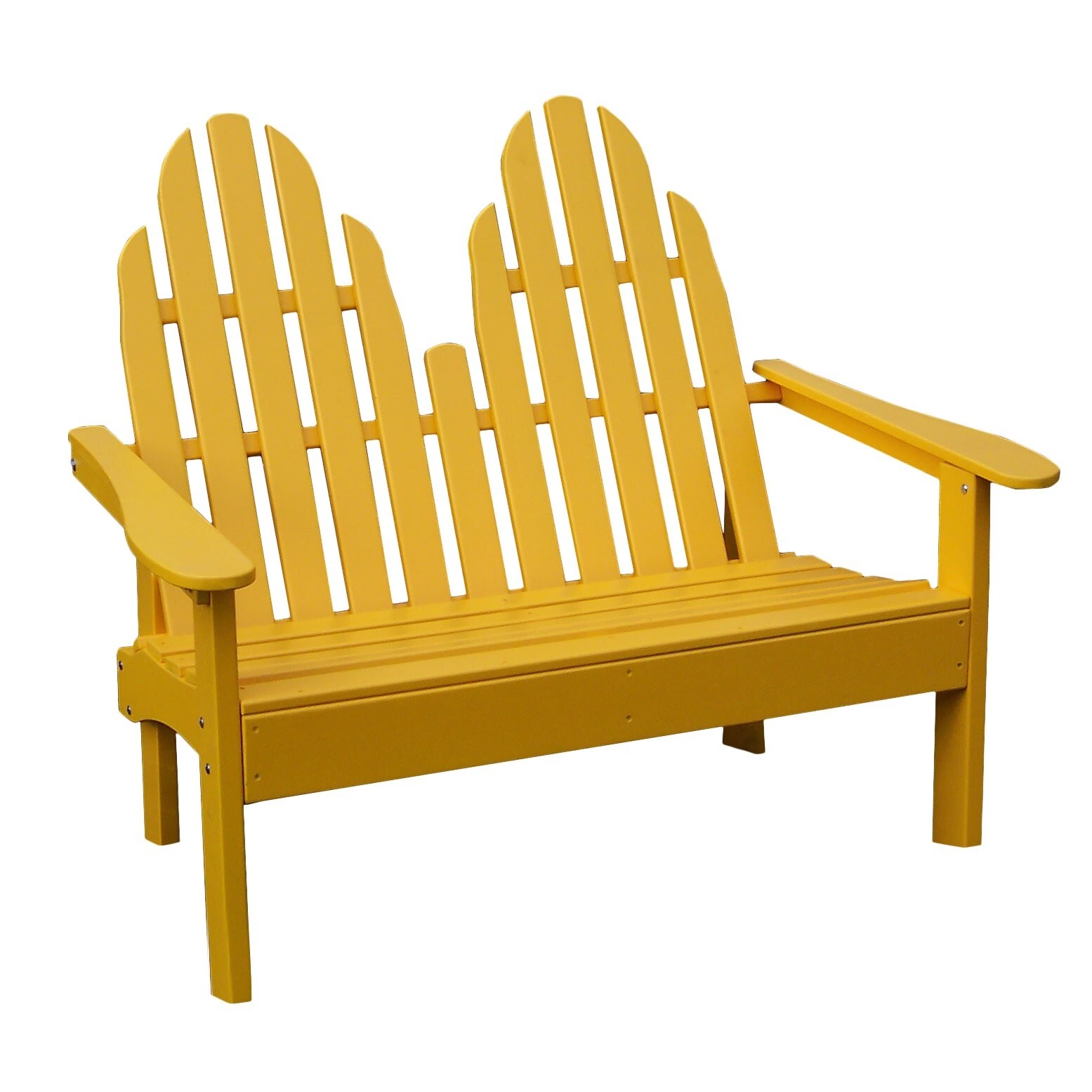 Adirondack Wood Garden Bench