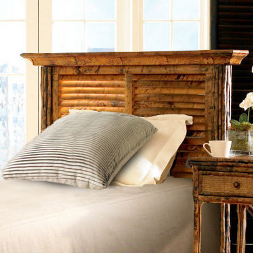 Coastal Chic Wicker Headboard
